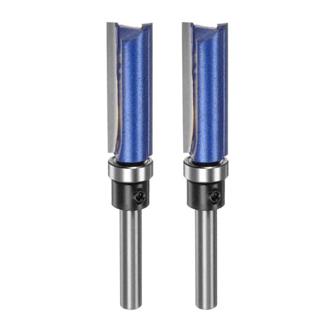 Uxcell Pcs Pattern Flush Trim Router Bit Cutting Length For