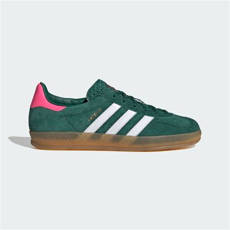 Adidas Gazelle Indoor W Collegiate Green Cloud White Lucid Pink