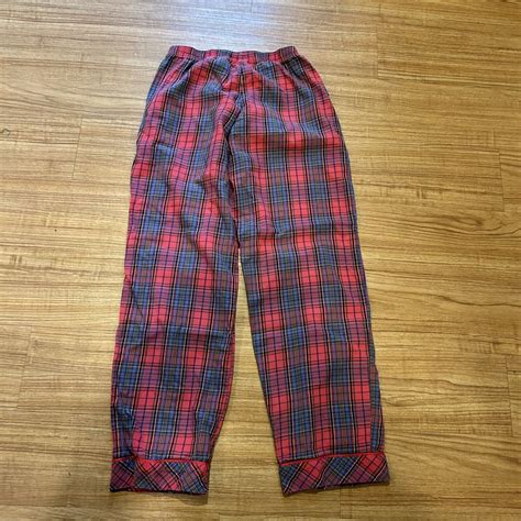 Victorias Secrets Plaid Pajama Pj Bottoms Only Xs Ebay