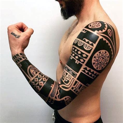 Tatuajes Para Hombres Tribales Brazo Worldwide Tattoo Piercing Blog