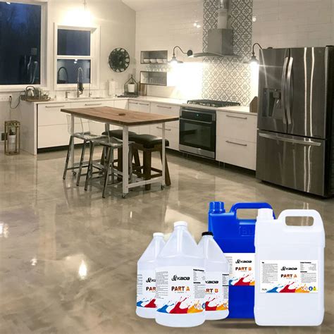 Wholesale Transparent Metallic Epoxy Floor Paint Coating For Garage