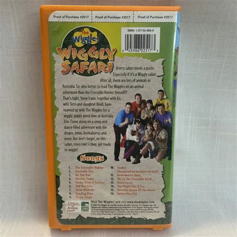 THE WIGGLES - Wiggly Safari (VHS, 2002) Steve Irwin $12.34 - PicClick CA