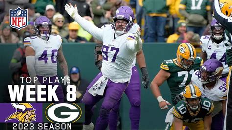 Minnesota Vikings Top Plays Vs Green Bay Packers 2023 Regular Season