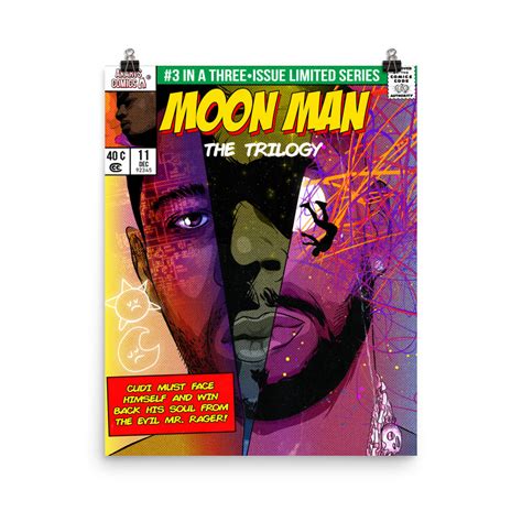 The Kid Cudi Man on the Moon Trilogy Poster – AKARTS Comics