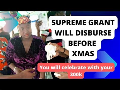 Supreme Grant Disbursement Ongoing Theobarth Uaag Grants YouTube