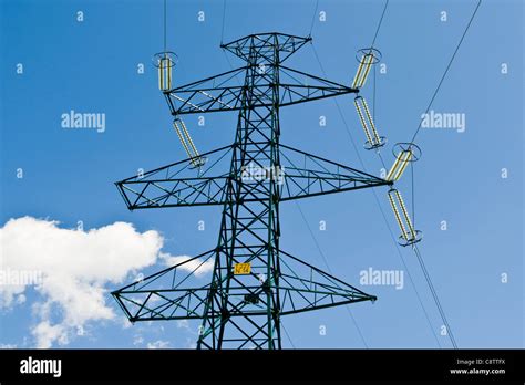 High Voltage Pylon Stock Photo Alamy