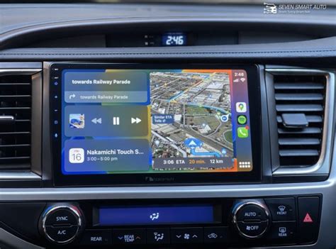 Nakamichi Toyota Kluger 14 18 Infotainment Wireless CarPlay Android