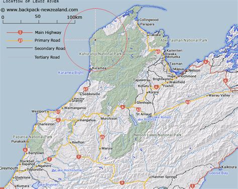 Where is Lewis River? Map - New Zealand Maps