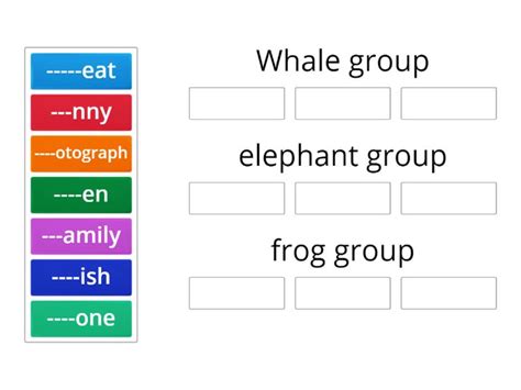 Phonics 10 Ordenar Por Grupo