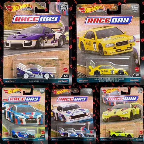 Hot Wheels Race Day Hotwheels Porsche KW Aston Martin Vantage GTR Audi R LMS Ford