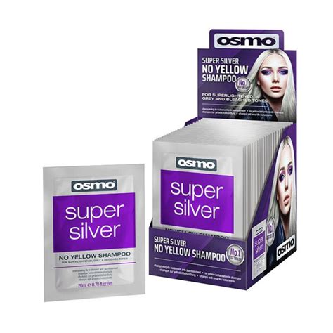 Shop OSMO Super Silver No Yellow Shampoo 20ml Pack Of 24 Salons Direct