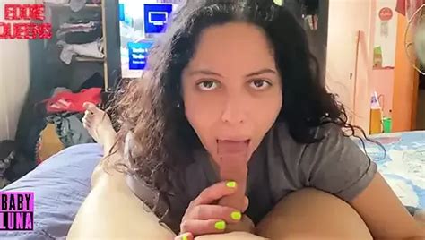 Busty Latina Sucks It Nice And Ends Up On My Tits Titsjob Homemade Blowjob Ft Babyluna Part