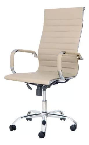 Silla De Oficina Stripes President Pu Nude Con Base Giratoria MercadoLibre