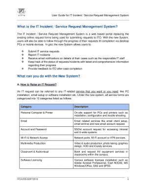 Fillable Online Ito Hkbu Edu User Guide For It Incident Service