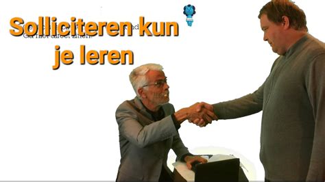 VMBO 4 Solliciteren Kun Je Leren YouTube