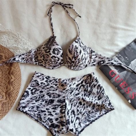 Jual Bikini Set Bra Tali Ikat Celana Boxer Baju Renang Pantai Swimwear B Jakarta Utara