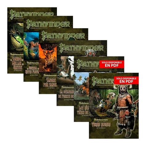 Pathfinder 1ª Ed Senda de aventuras Pack de 6 libros de Forjador de