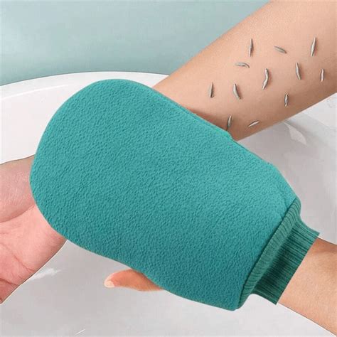 1 2pcs Bath For Peeling Exfoliating Body Cleaning Scrub Mitt Rub Dead