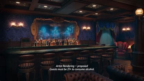 First Look At The Haunted Mansion Parlor On The Disney Treasure