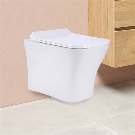 Buy KrissKross Ceramic Commode Wall Wall Hung Western Toilet Commode