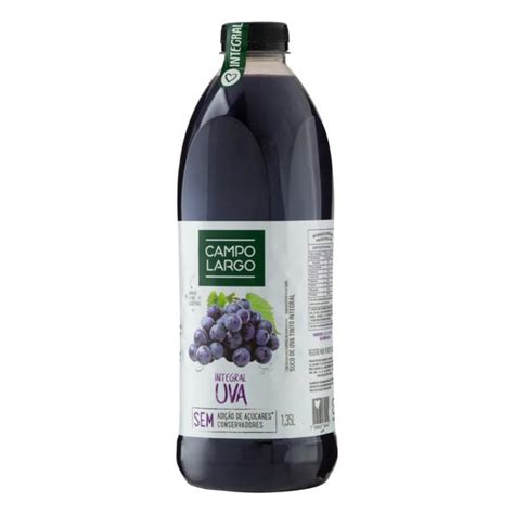 Suco Integral Uva Tinto Campo Largo Garrafa L Supermercado S O Luiz