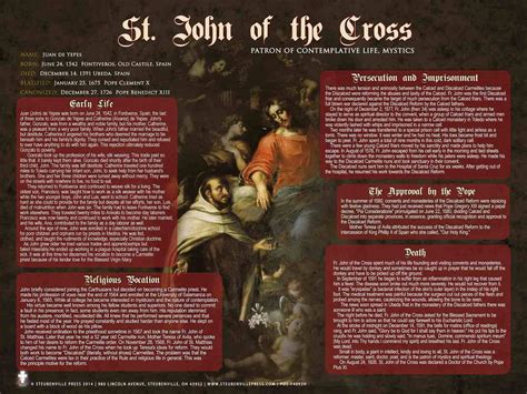 St John Of The Cross Explained Poster Steubenville Press