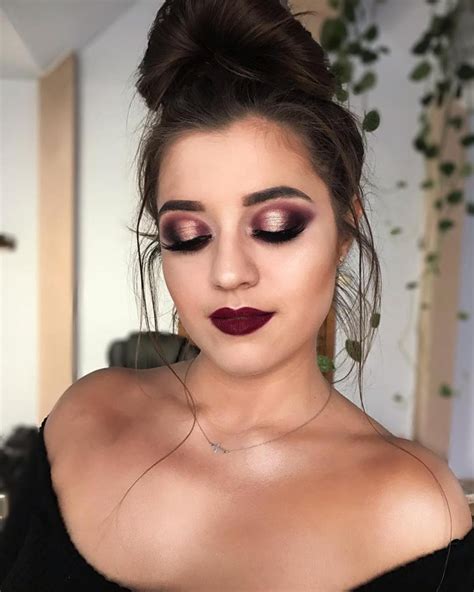 40 Burgundy Makeup Look Ideas 5 Style Female