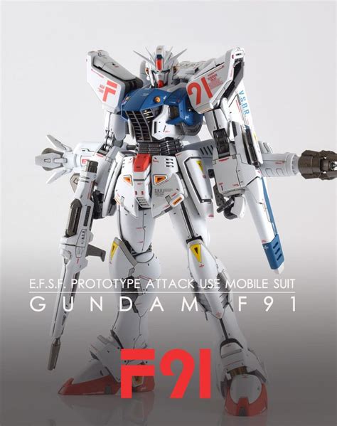 Custom Build Mg 1100 Gundam F91 Ver 20 Detailed Gundam Kits