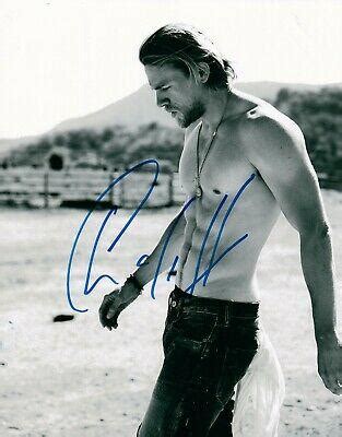 Charlie Hunnam Sons Of Anarchy Shirtless Signed X Photo Autographed