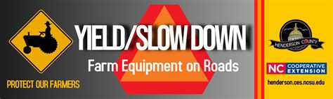 The Slow Moving Vehicle SMV Emblem N C Cooperative Extension