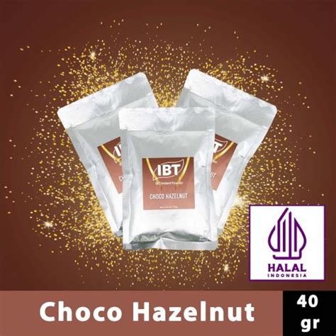 Jual Bahan Minuman Bubuk Rasa Choco Hazelnut Instant IBT Powder Sachet