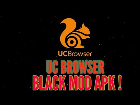 Black Mods Apk - UC BROWSER BLACK MOD APK !! SMOOTH SOB - YouTube