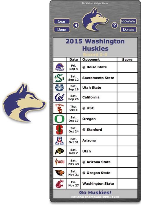 Washington Huskies Football 2024 Schedule - Yankees Schedule 2024