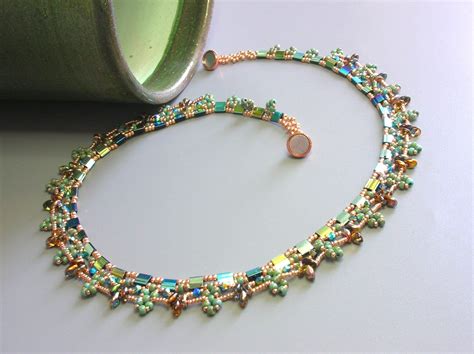 Tutorial Tropical Island Necklace Tila And Superduo Beaded Jewelry