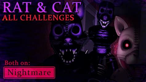 Rat Cat All Challenges Nightmare Mode V3 1 2 FNaC 3 Custom Night