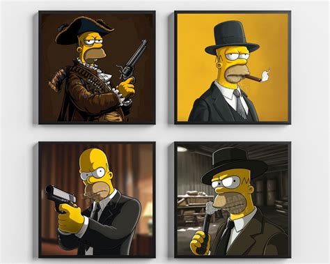 Homer Simpson Through the Ages Classic and Iconic Transformations 4 ...