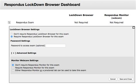 Respondus Lockdown Browser Instructor Quick Start Guide Tips Test