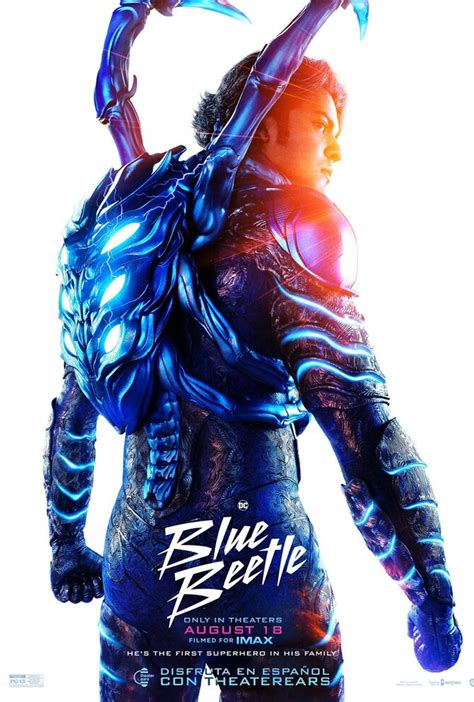 Xolo Maridueña As Jaime Reyes Blue Beetle Promotional Poster 2023 Movies Photo 45118650