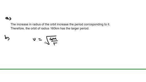 SOLVED:Orbital Period and Speed Two satellites are in circular orbits ...