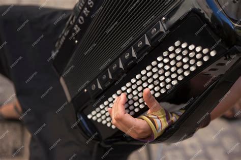 Premium Photo | Accordionist