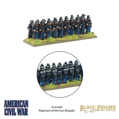 Epic Battles Acw The Iron Brigade Regiment Warlord Games Frontline Games