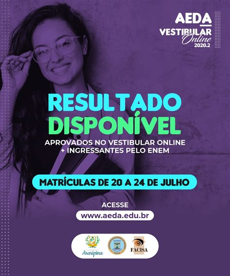 Confira A Lista Dos Aprovados No Vestibular Online 2020 2 AEDA