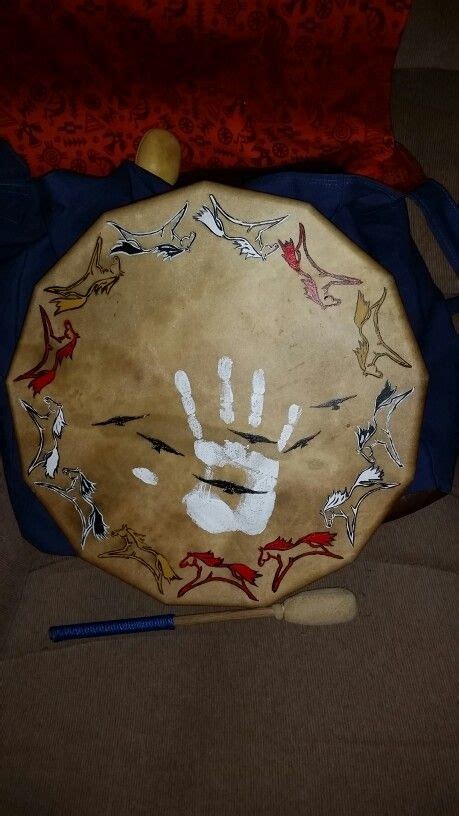 My Newly Painted Drum A Ho Drums Art Native American Drums Native