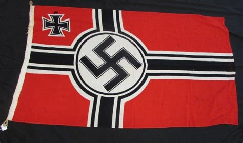 NAZI BATTLE FLAG GERMAN IRON CROSS FLAG.