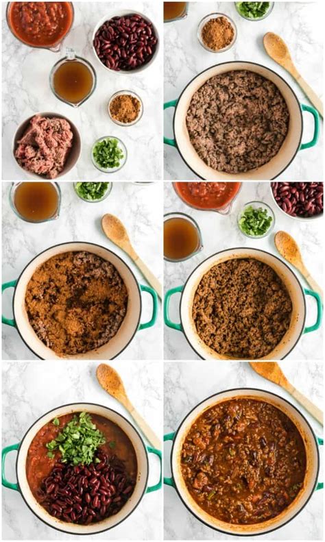 Easy Chili Recipe 6 Ingredients The Cookie Rookie® {video}