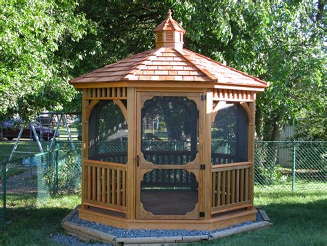 Treated Wood Garden Gazebo Country Lane Lancaster Pa Amish Built