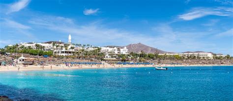 Playa Blanca Town Centre Lanzarote Photographie éditorial Image Du