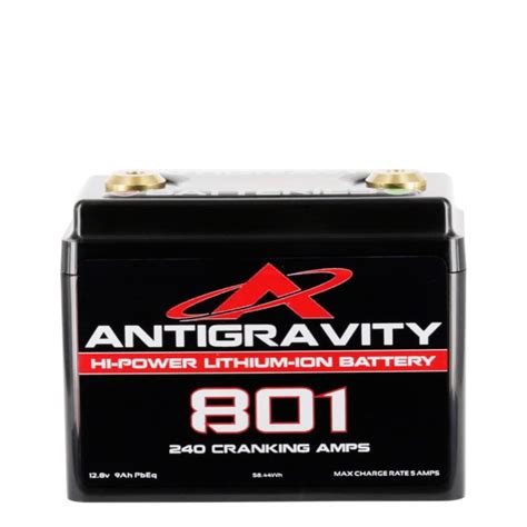 Antigravity Batteries Ag 801 Lithium 12v 240ca Small Case Motorcycle