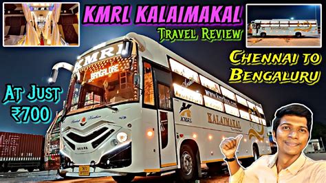 Brand New Kmrl Kalaimakal Bus Travel Vlog Tn S First Veera V