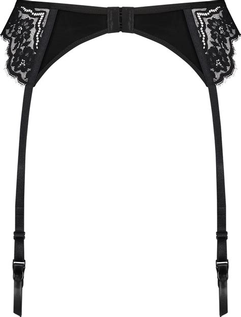 Hunkemöller Dames Lingerie Jarretel Allison Rebecca Mir Zwart maat S bol